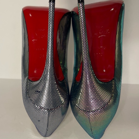 Christian Louboutin Tissu Scarabe So Kate 120 Pumps Size 361/2 - Picture 9 of 14